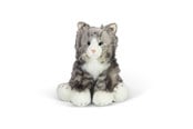 Plush - Animigos GREY FLUFFY CAT - 38604
