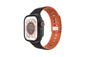 Smartklokke - Tilbehør - FIXED Mag Silicone Strap Apple Watch 42/44/45/46/49mm Black - FIXMST2-434-BK