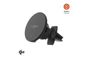 Mobil - Adaptere og ladere - FIXED MagRound2 15W Airvent Car Mount Black - FIXMRO2-BK