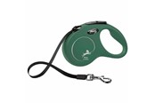 Hund - Flexi - Koppel New Classic - S - 5m Band - Olive - <15 kg - 600.7768