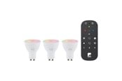 Smarthus - EGLO GU10 LED-Z RGBTW 4.9W 345lm 3 pcs. w/remote - 110309