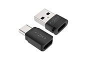 Diverse kabel - FIXED Data Blocker 2in1 USB-A & USB-C 240W for safe charging Black - FIXA-BLC-BK