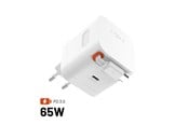 Mobil - Adaptere og ladere - FIXED Super Fast Dual USB-C Charger with retractable cable 65W White - FIXCG65R-2C-WH
