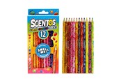 Kreative leker - Scentos COLOURING PENCILS 12 PCS - 2640515