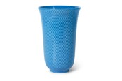 Dekorasjon - Lyngby Porcelæn - Rhombe Color Porcelain Vase 20 cm - Blue - 201924