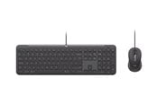 Tastatur - Logitech Signature Slim Wired Combo MK620 for Business - Tastatur & Mussett - Universal - Grå - 920-013349