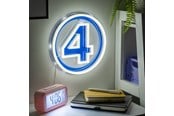 Reklameartikler - Paladone - Fantastic 4 Wall Mountable LED Neon Light - Lampe - PP14789MUVN