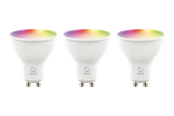 Smarthus - Deltaco Smart LED-bulbs GU10 RGB Wi-Fi 4.7 W 3-pak - SH-LGU10RGB02-3P