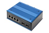 Switch/splitter - DIGITUS - switch - industrial - 4 ports - unmanaged - DN-651149