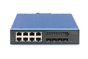Switch/splitter - DIGITUS - switch - industrial - 8 ports - Managed - DN-651161