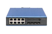 Switch/splitter - DIGITUS DN-651160 - switch - 8 ports - Managed - DN-651160