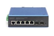 Switch/splitter - DIGITUS - switch - industrial - 4 ports - Managed - DN-651154