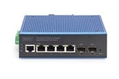 Switch/splitter - DIGITUS - switch - industrial - 4 ports - Managed - DN-651155
