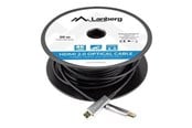 Skjermkabel - Lanberg HDMI cable with Ethernet - 20 m - CA-HDMI-20FB-0200-BK
