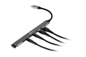 USB-hub - Bakker Elkhuizen - hub - 7-in-1 - 7 ports USB-hub - 7 porter - Grå - BNECHUB3A4C