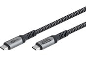 USB - Pro USB-C <-> USB-C - 1.8m - 240 Watt Power Delivery - USB 4.0 / Thunderbolt 4 - Svart - PUSB4-40-AC-SBG-1.8M