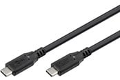 USB - Pro USB-C <-> USB-C - 1.5m - 240 Watt Power Delivery - USB 4.0 / Thunderbolt 4 - Svart - PUSB4-40-AC-B-1.5M