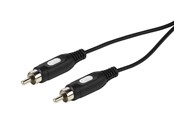 Lydkabel - Vivanco Audio Cable 1xRCA Male 2.5m Black - 4008928460223