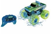 Fjernstyrt - Junior Driver RC BEAST RC 4WD Amphibious Truck 1:18 - 18002