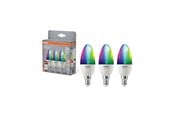 Smarthus - Osram SMART+ frosted candle 470lm 4.9W/RGBW frosted E14 3-pack - 4099854529863