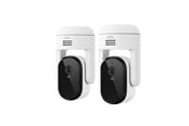 Smarthus - Arlo Essential 3 2K pan-tilt-zoom-sikkerhetskamera (2 kameraer) - VMC3283-100PES
