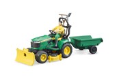 Leketøysbil - Bruder bworld John Deere plenklipper med tilhenger lekesett - BR62104