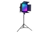 Foto- & Videotilbehør - Neewer RGB1200 LED Kit 2 Lamps 60W 2500-8500K with Tripods and Barndoors - B0BYMT6NQG
