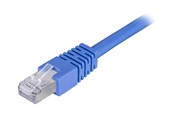 Nettverkskabel - Deltaco STP-603B - patch cable - 30 cm - blue - Blå - 0.3 meter - STP-603B