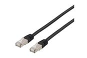 Nettverkskabel - Deltaco patch cable - 15 m - black - Svart - 15m - STP-615SAU