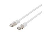 Nettverkskabel - Deltaco patch cable - 2 m - white - Hvit - 2m - STP-62VAU