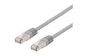 Nettverkskabel - Deltaco STP-67AU - patch cable - 7 m - grey - Grå - 7m - STP-67AU
