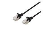 Nettverkskabel - Deltaco patch cable - 3 m - black - Svart - 3m - UFTP-1057