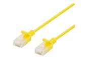 Nettverkskabel - Deltaco patch cable - 1 m - yellow - Gul - 1m - UUTP-1023