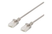 Nettverkskabel - Deltaco patch cable - 1.5 m - grey - Grå - 1meter - UUTP-1030