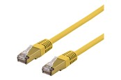 Nettverkskabel - Deltaco SFTP-62GLAH - patch cable - 2 m - yellow - Gul - 2m - SFTP-62GLAH