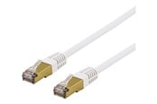Nettverkskabel - Deltaco SFTP-62VAH - patch cable - 2 m - white - Hvit - 2m - SFTP-62VAH