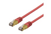 Nettverkskabel - Deltaco patch cable - 3 m - red - Rød - 3m - SFTP-63RAH