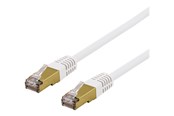 Nettverkskabel - Deltaco SFTP-65VAH - patch cable - 5 m - white - Hvit - 5m - SFTP-65VAH