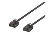 Nettverkskabel - Deltaco patch cable - 1.5 m - black - Svart - 1meter - UUTP-2037