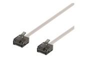 Nettverkskabel - Deltaco patch cable - 5 m - grey - Grå - 5m - UUTP-2060
