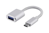USB - Deltaco - USB-C adapter - 24 pin USB-C to USB Type A - 10 cm - USBC-1278