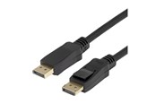 Skjermkabel - Deltaco - DisplayPort cable - DisplayPort to DisplayPort - 2 m - DP-1020D-FLEX