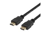 Skjermkabel - Deltaco HDMI cable with Ethernet - 1 m - HDMI-1010D-FLEX-LOCK