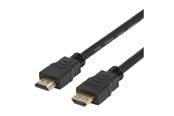 Skjermkabel - Deltaco HDMI cable with Ethernet - 3 m - HDMI-1030D-FLEX-LOCK