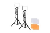 Foto- & Videotilbehør - Neewer BP66 Studio Lighting Kit with Two LED Lamps Filters and Tripods - B0DJXMFRN2