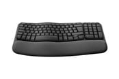 Tastatur - Logitech Ergo Series Wave Keys for Business - Tastatur - Engelsk (Storbritannia) - Grå - 920-012333