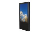 Veggmontering, AV-braketter & AV-møbler - HI-ND stand - totem - for digital signage LED panel - dual sided - black - Max - recommended for 55" - DT5500-V1-02