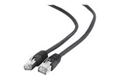 Nettverkskabel - Gembird patch cable - 2 m - black - Svart - 2m - PP6-2M/BK