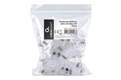 Nettverkskabel - Gembird Cablexpert network connector - Transparent - LC-8P8C-001/50