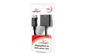 Skjermkabel - Gembird Cablexpert adapter - DisplayPort / HDMI - 10 cm - AB-DPM-HDMIF-002